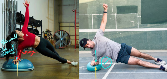 Logic Workouts VS Bosu ball, Swiss ball, Elastics